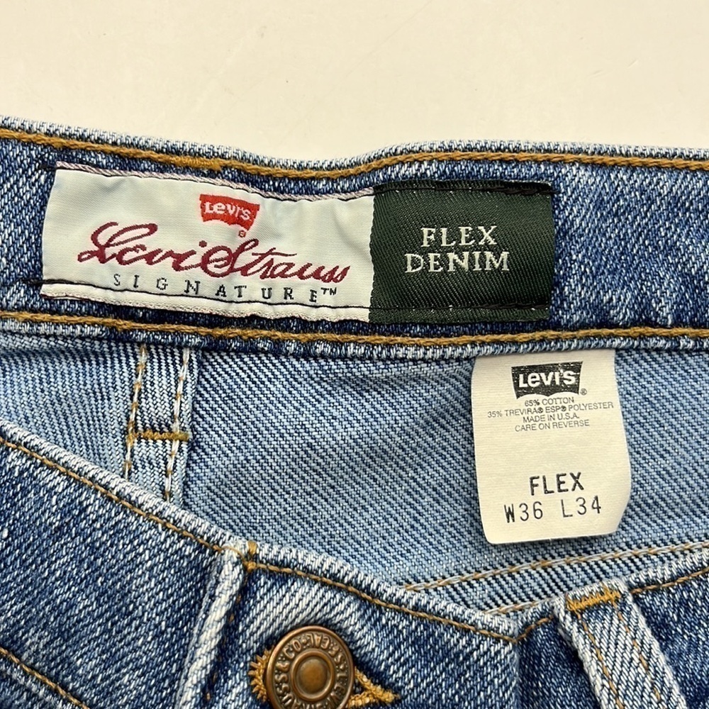 Vintage 540 Flex Denim Straight Leg Size 36 x 34 - Picture 8 of 16